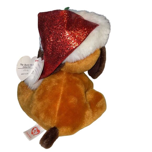 Ty Beanie Boos Plush Dog Christmas Stocking Howlidays Stuffed Shower Nursery 6" - Picture 6 of 8